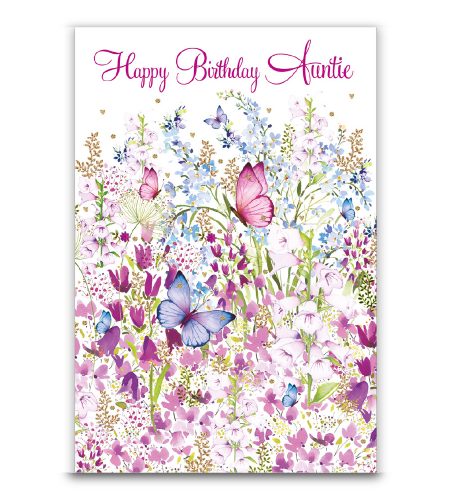 Aunty Birthday Card