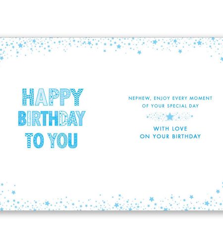 Classic Nephew Birthday Card - Image 2
