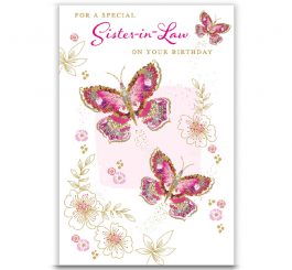 Sister In Law Birthday Card