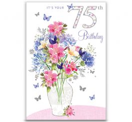 75th Birthday Card