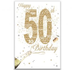 50th Birthday Card