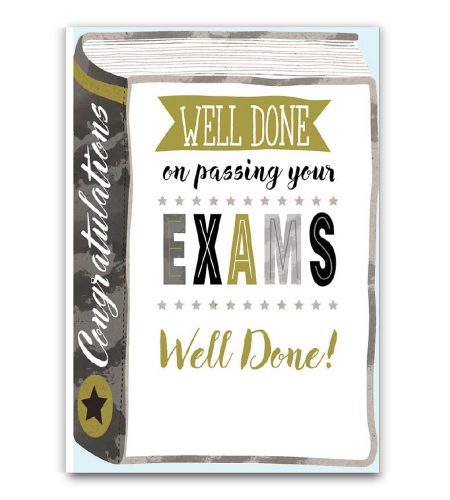 Exam Congratulations Card