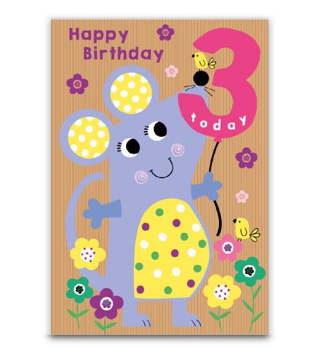 3rd Birthday Card