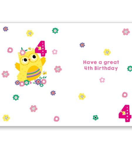 4th Birthday Card - Image 2