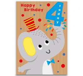 4th Birthday Card