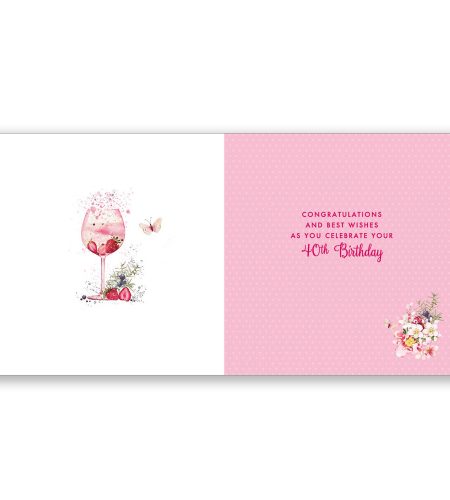 40th Birthday Card - Image 2