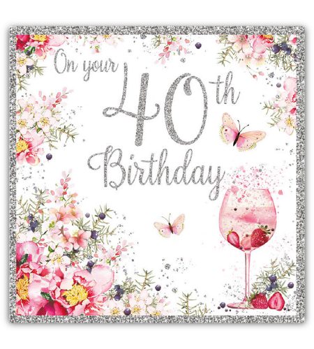 40th Birthday Card