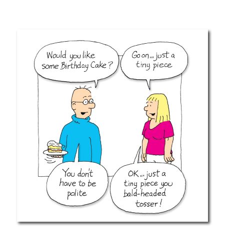 Birthday Cake Pun Greeting Card