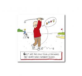Golf Greeting Card