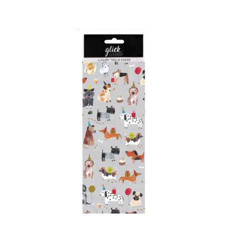 Tails Grey Tissue Paper
