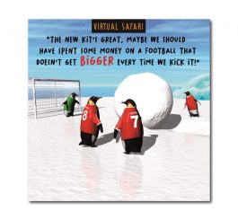 Penguins Football Humour Card