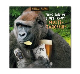 Monkey Humour Card