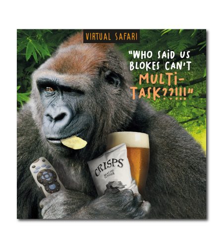 Monkey Humour Card