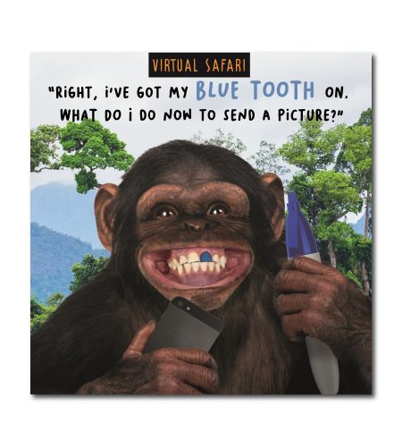 Monkey Humour Card