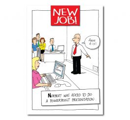 New Job Humour Card