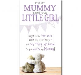 Mummy from Daughter Birthday Card
