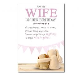 Lovely Wife Birthday Card