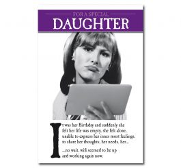 Daughter Birthday Humour Card