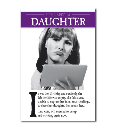 Daughter Birthday Humour Card