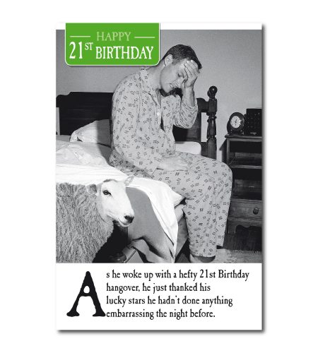 21st Birthday Card