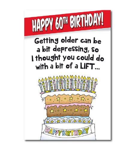 Cake 60th Birthday Card