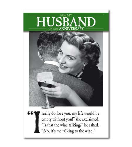 Husband Anniversary Humour Card