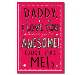 Daddy Birthday Card
