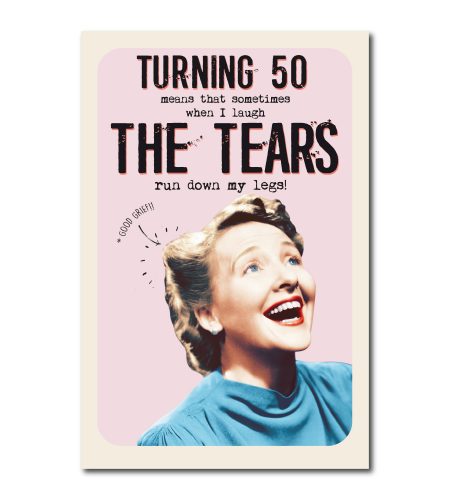 50th Birthday Humour Card