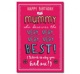 Mummy Birthday Card