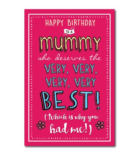 Mummy Birthday Card