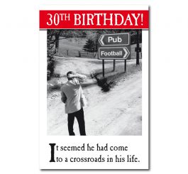 30th Birthday Card