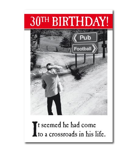 30th Birthday Card