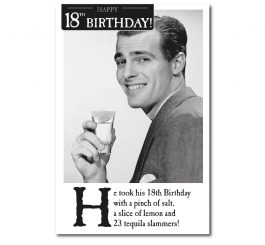 18th Birthday Humour Card
