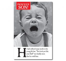 Dad from Son Birthday Humour Card