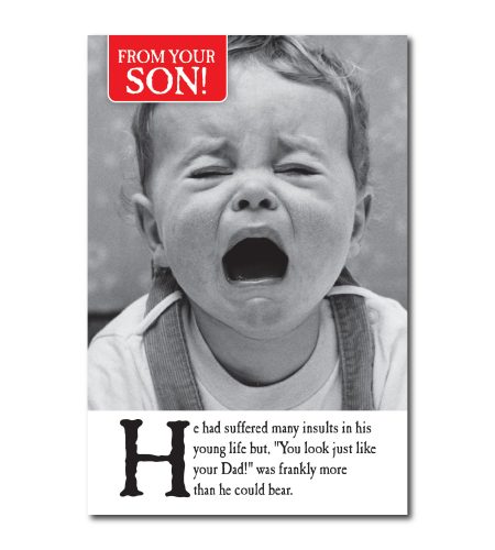 Dad from Son Birthday Humour Card