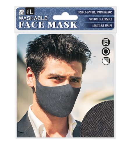 Face Mask - Herringbone - Image 2