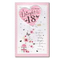 18th Birthday Daughter Card