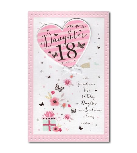 18th Birthday Daughter Card