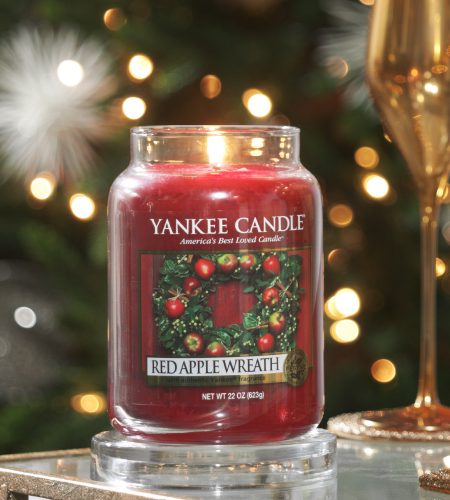 Yankee Candle Large Jar Red Apple Wreath - Image 2