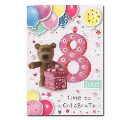 8th Birthday Card
