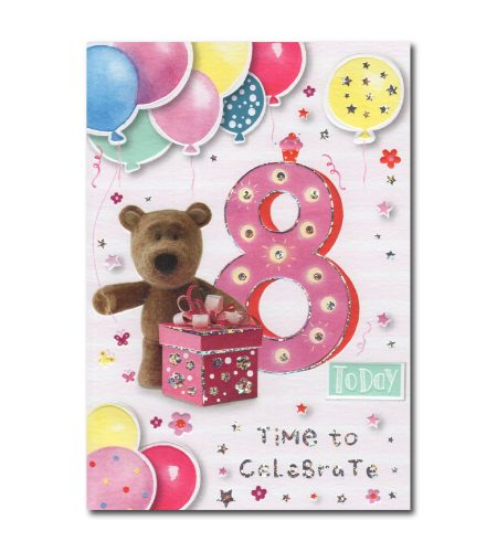 8th Birthday Card