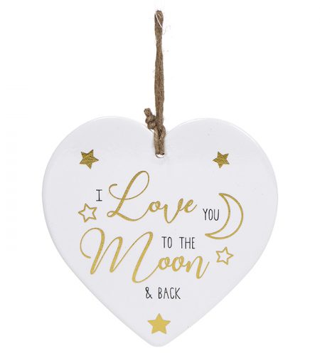 To The Moon & Back Hanging Plaque - Image 3