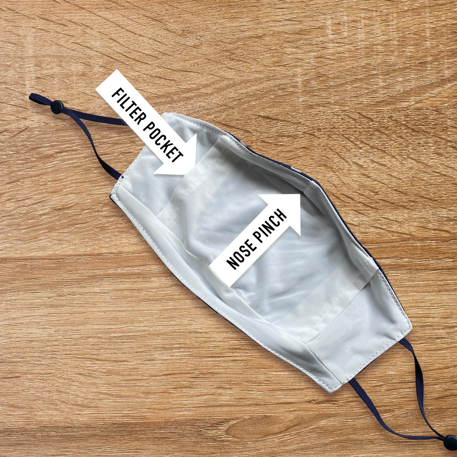 Face Mask - Black Paisley - Image 4