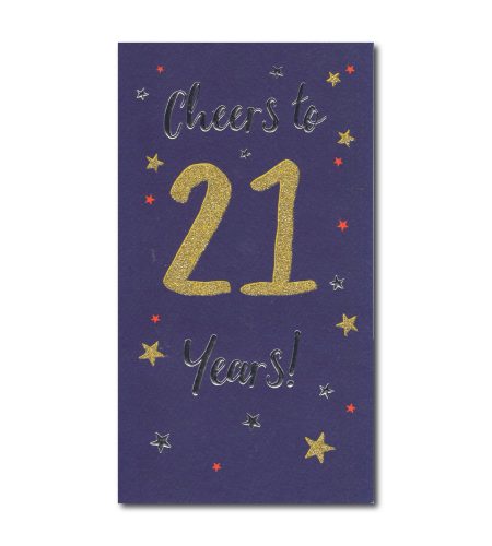 21st Birthday Card