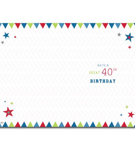 40th Birthday Card - Image 2