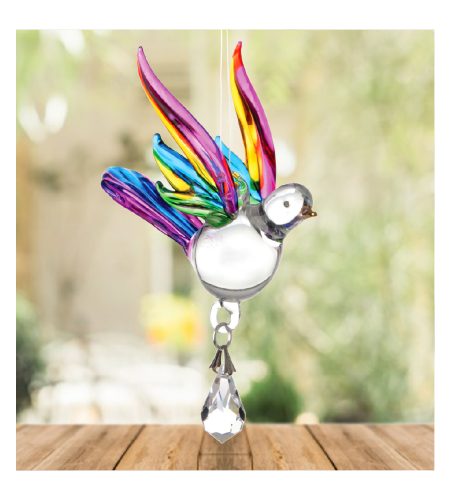 Songbird Fantasy Glass Charm - Tropical