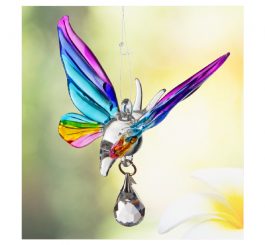 Butterfly Fantasy Glass Charm - Tropical