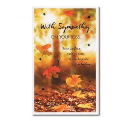 With Sympathy Card