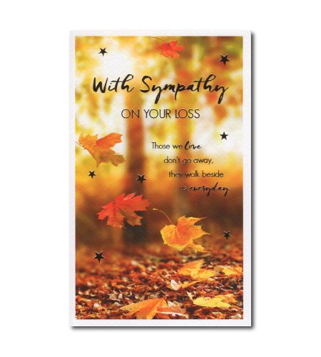With Sympathy Card