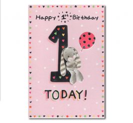 1st Birthday Card